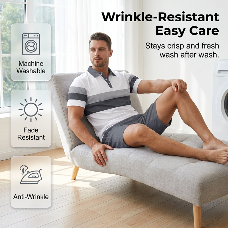 Kairo Men's Set – Breathable Two-Piece Shorts and T-Shirt for Summer 5