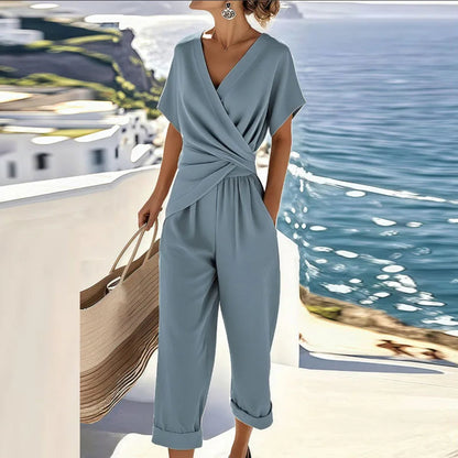 Kendra Women's Set Loungewear – Flattering Wrap Design for Effortless Style 1