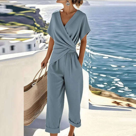 Kendra Women's Set Loungewear – Flattering Wrap Design for Effortless Style 1
