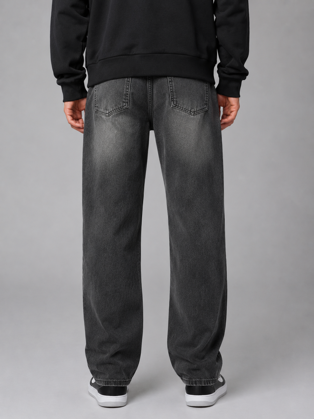 Keston Men's Straight Leg Jeans – Vintage Wash for Everyday Comfort 1