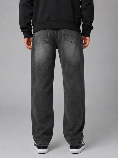 Keston Men's Straight Leg Jeans – Vintage Wash for Everyday Comfort 1