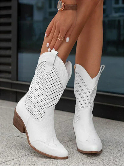 Kira Damen Cowboystiefel – Modische Hohe Stiefel für Stilbewusste 2