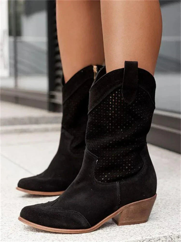 Kira Damen Cowboystiefel – Modische Hohe Stiefel für Stilbewusste 4