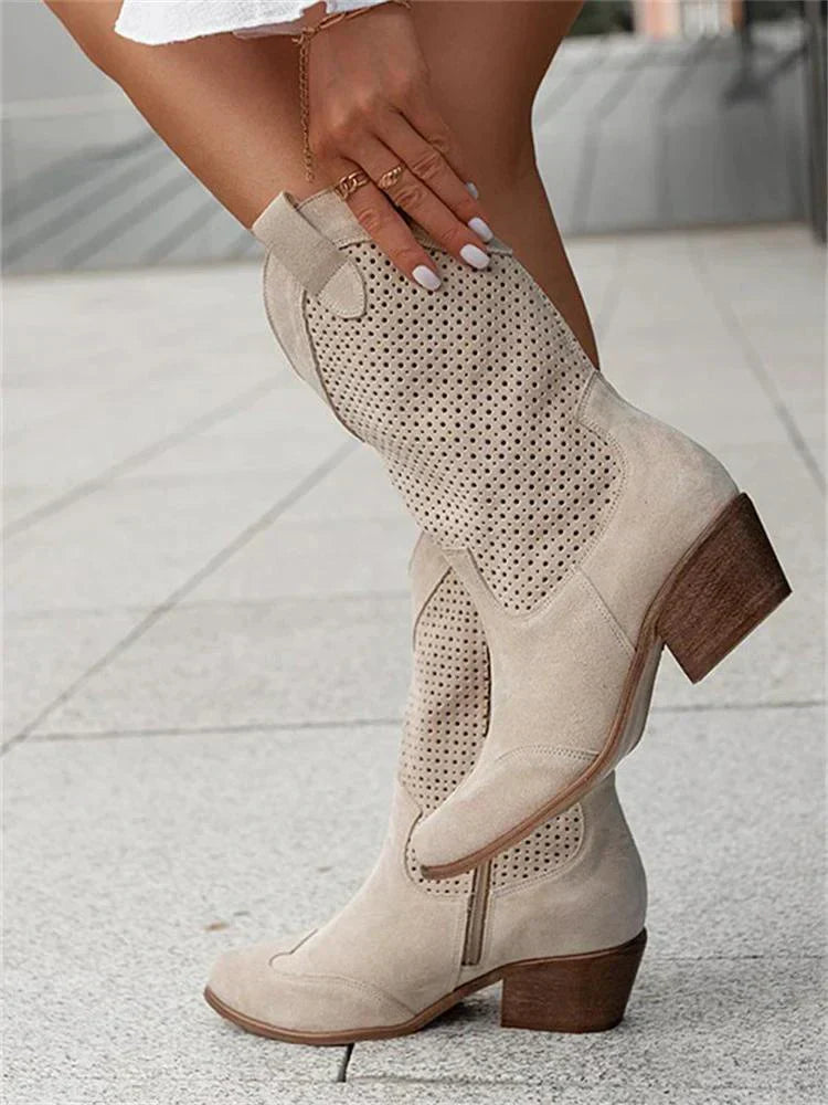 Kira Damen Cowboystiefel – Modische Hohe Stiefel für Stilbewusste 5