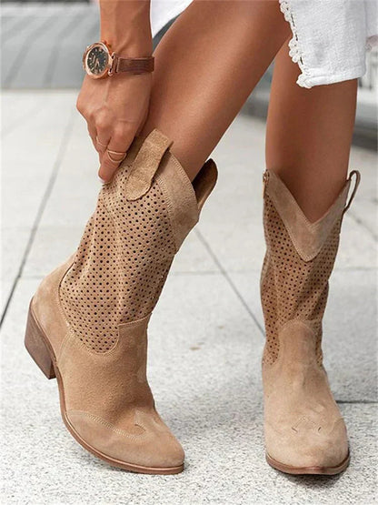 Kira Damen Cowboystiefel – Modische Hohe Stiefel für Stilbewusste 6