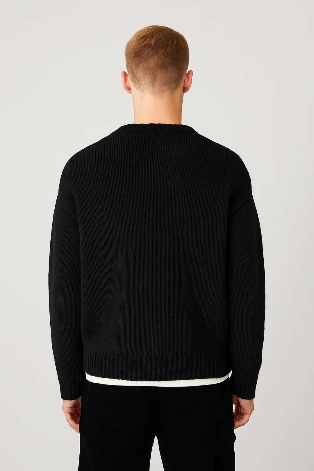 Kraft Herren Oversize-Pullover – Grobstrick für Lässigen Stil 1