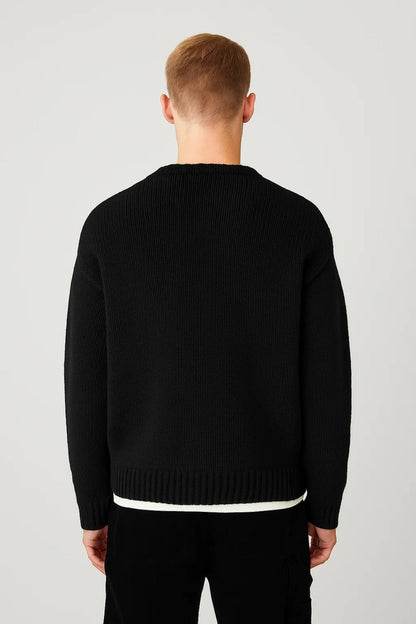 Kraft Herren Oversize-Pullover – Grobstrick für Lässigen Stil 1