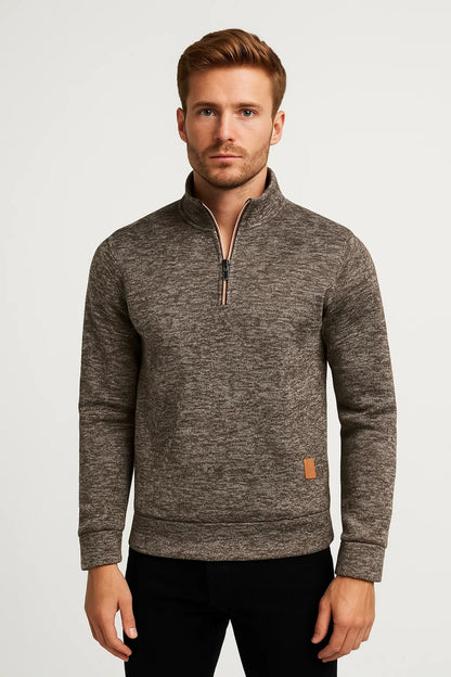 Kraft Herrenpullover – Sportlicher Half-Zip für Bequemen Alltag 3