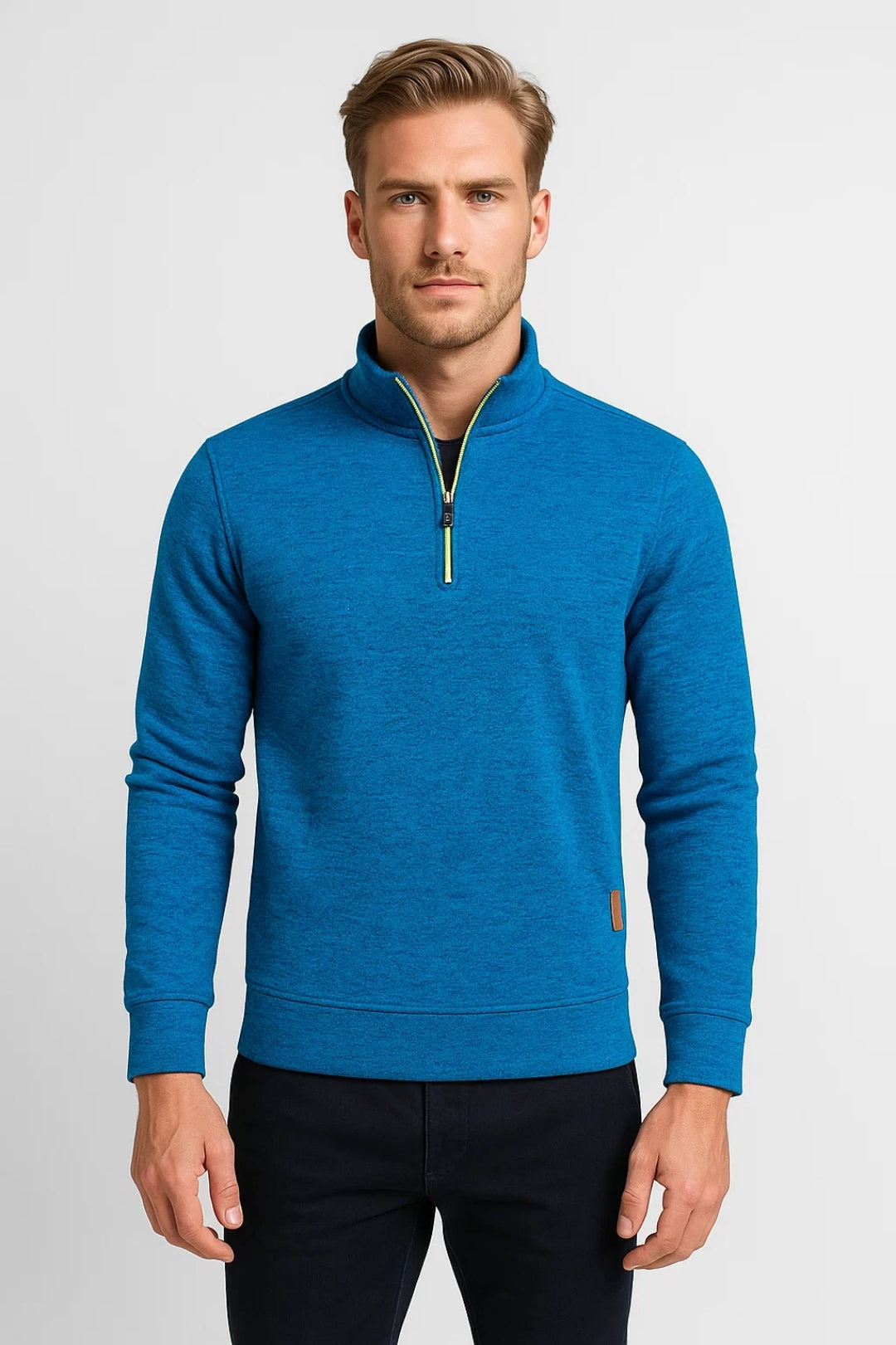 Kraft Herrenpullover – Sportlicher Half-Zip für Bequemen Alltag 4