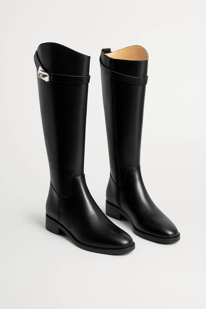 Kylie Damenstiefel – Elegantes Design mit Schnallenverschluss für stilvolle Herbstlooks 0