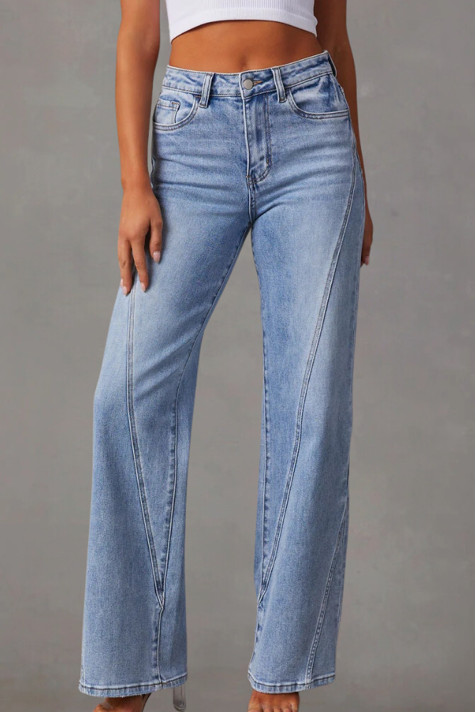 Lana Damen Röhrenjeans – Modische Passform für Stil und Komfort 0