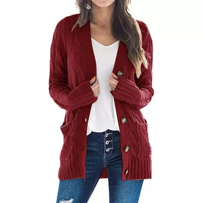 Lara Women's Cozy Knit Sweater – Midi-Length Comfort for Autumn 14