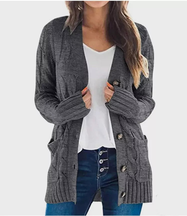 Lara Women's Cozy Knit Sweater – Midi-Length Comfort for Autumn 5