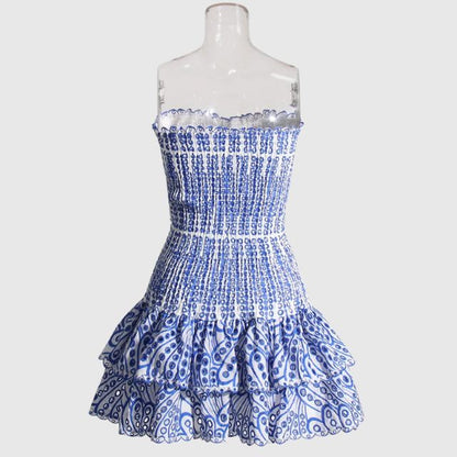 Liana Damen Bandeau Minikleid – Elegante Rüschen für Sommerliche Tage 6