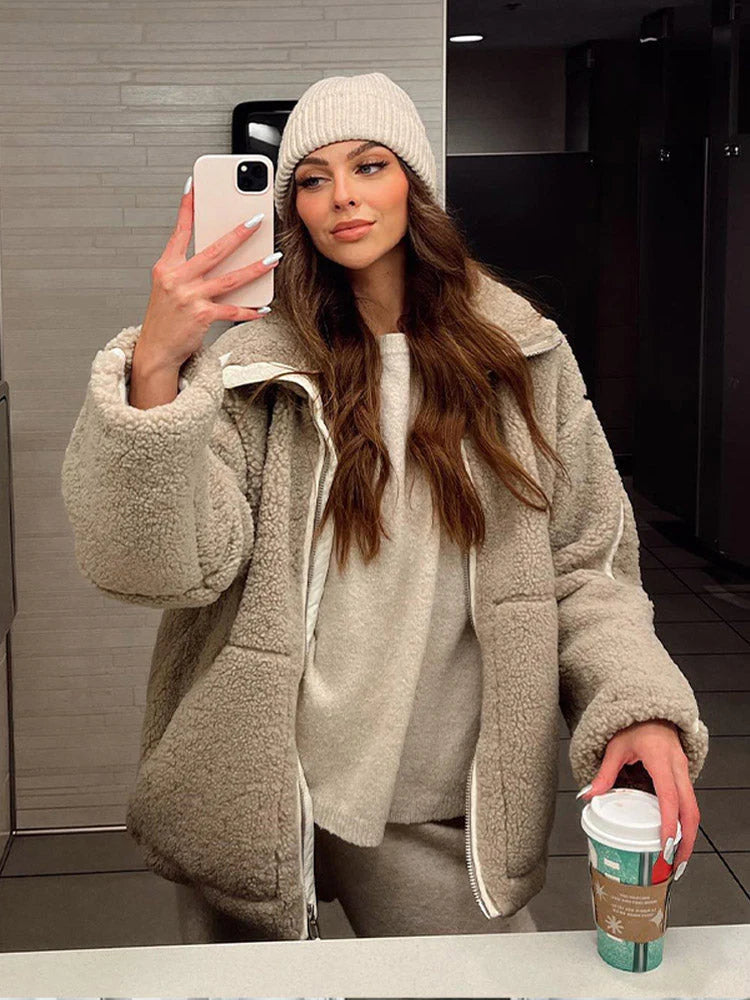 Liana Damen Teddyjacke – Weich und Warm für Kühle Tage 3