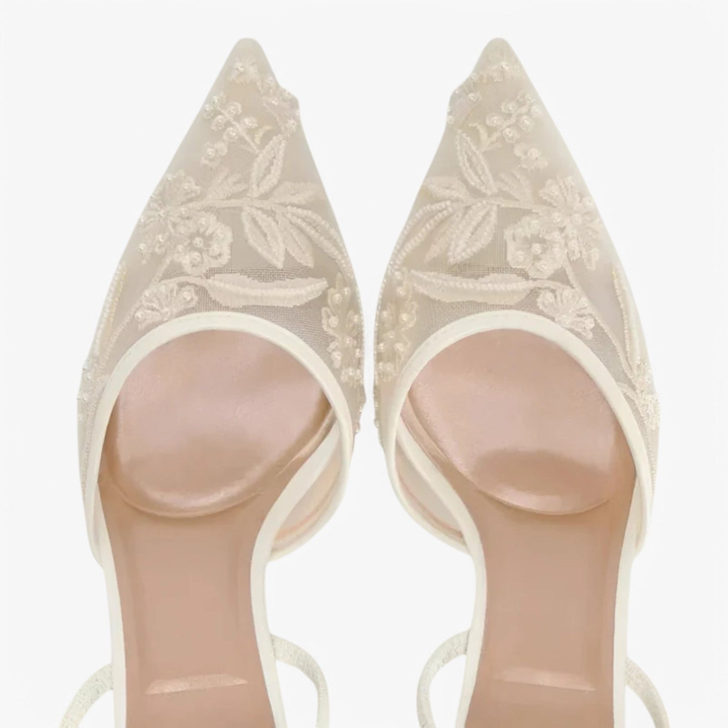Liana Women's Elegant Heels – Floral Embroidery for All-Day Comfort 1