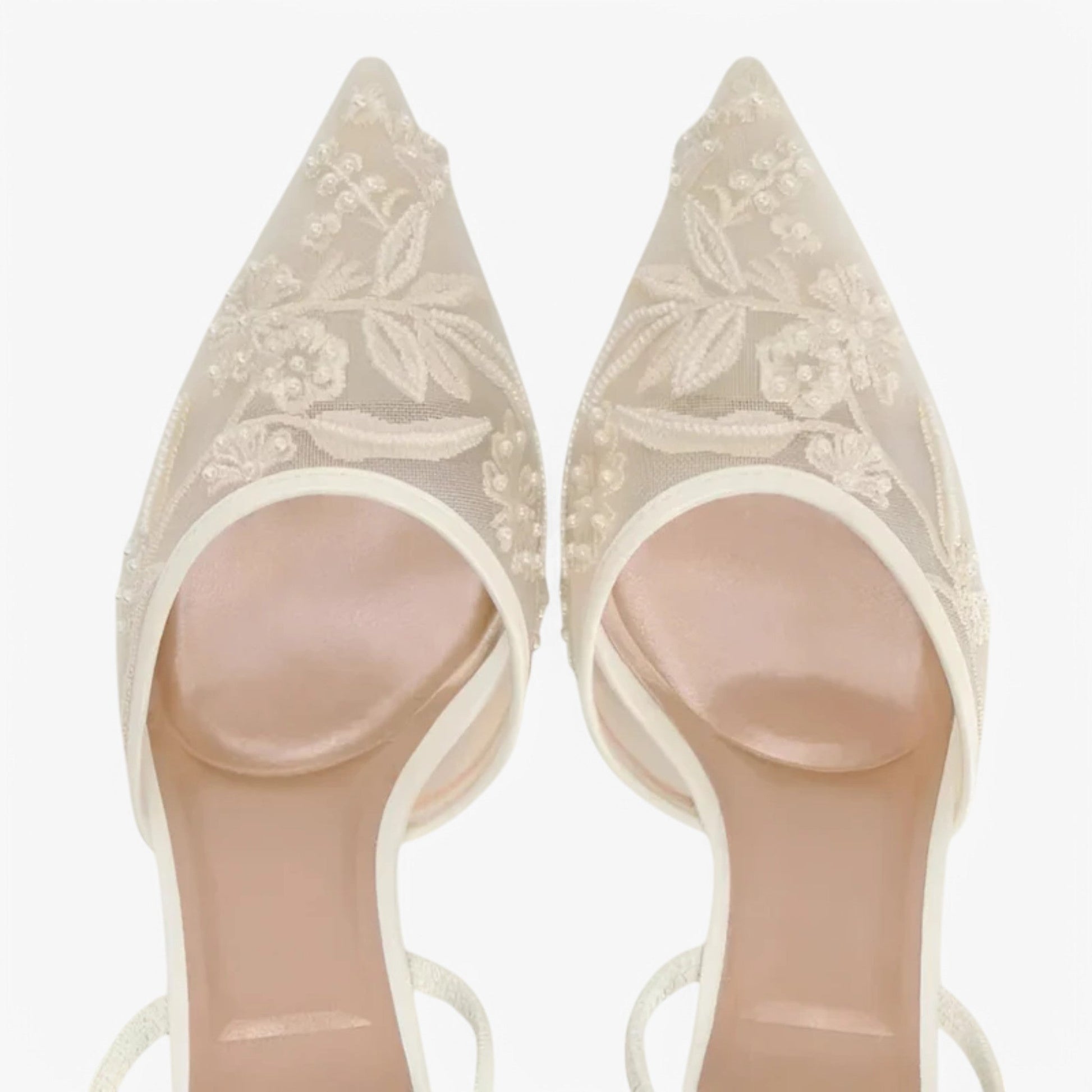 Liana Women's Elegant Heels – Floral Embroidery for All-Day Comfort 1
