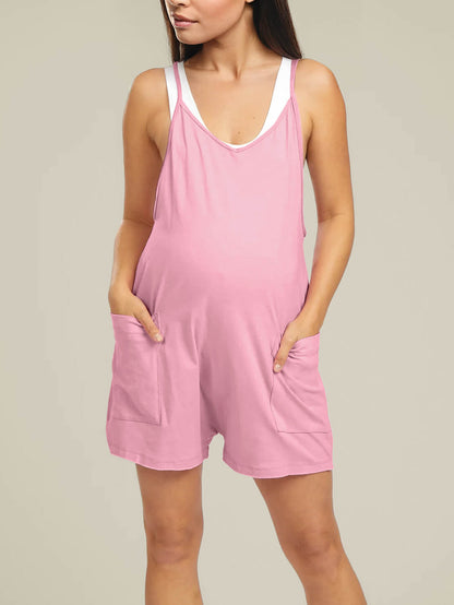 Liora Maternity Jumpsuit Shorts – Oversized Comfort for Pregnancy 12