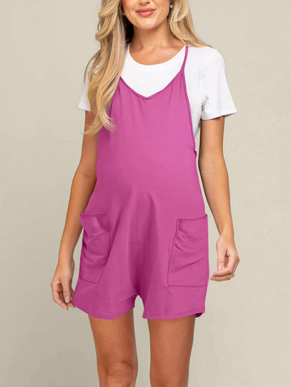 Liora Maternity Jumpsuit Shorts – Oversized Comfort for Pregnancy 14