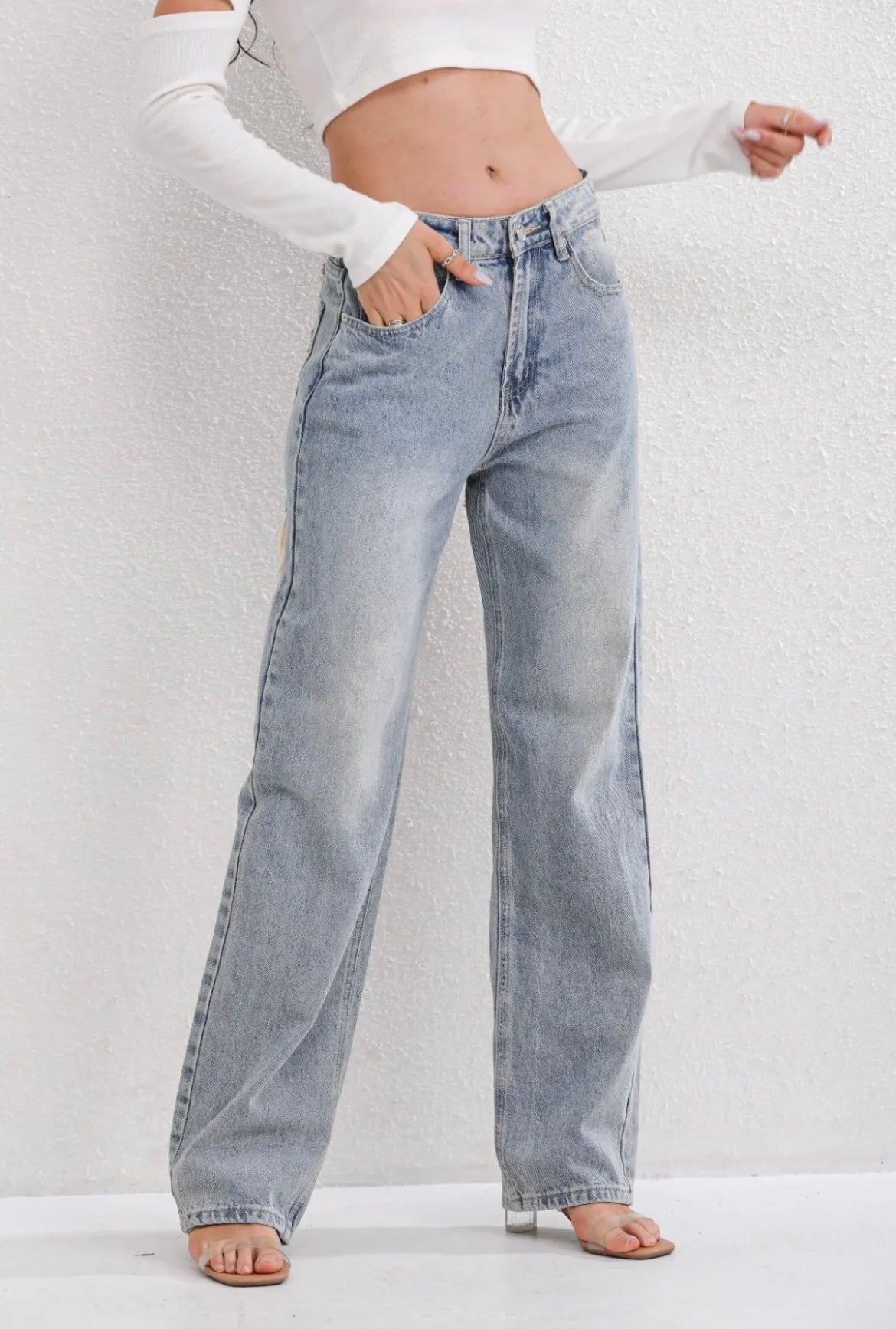 Liora Men's Baggy Jeans – Vintage Ripped Design for Casual Style 6