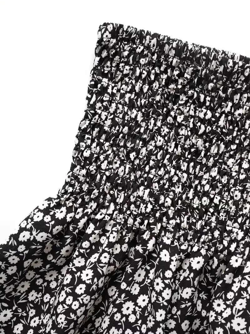 Liora Women's Casual Shorts – Floral High Waist with Comfortable Fit 3