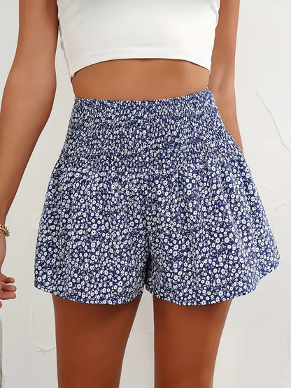 Liora Women's Casual Shorts – Floral High Waist with Comfortable Fit 8