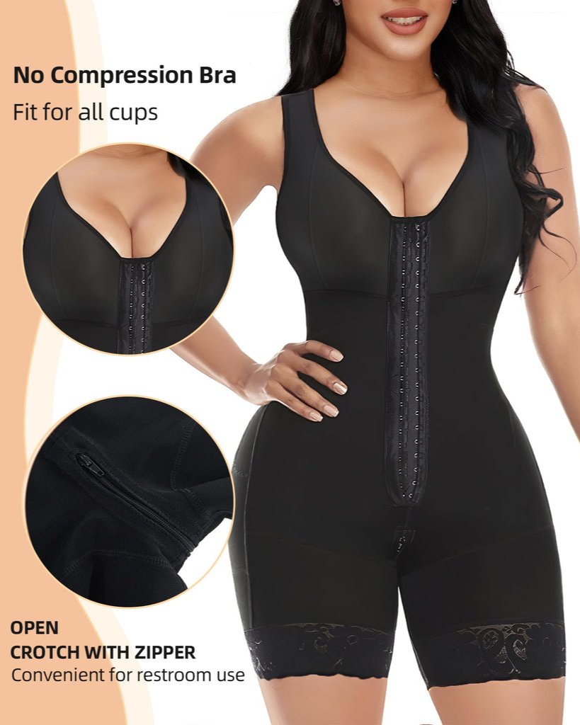 Liora Women's Compression Bodysuit – Sculpting Support for Postpartum Comfort 5