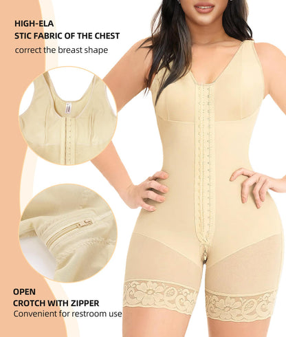 Liora Women's Compression Bodysuit – Sculpting Support for Postpartum Comfort 7