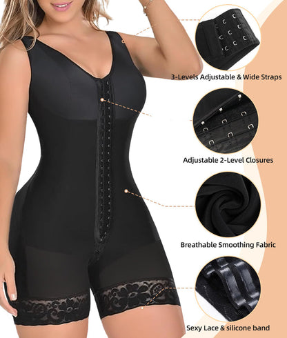 Liora Women's Compression Bodysuit – Sculpting Support for Postpartum Comfort 8