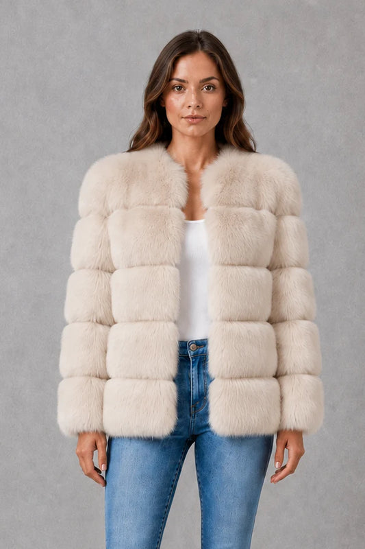 Liora Women's Faux Fur Jacket – Elegant Warmth for Winter Style 0