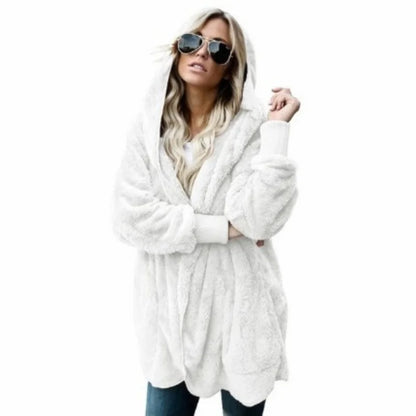 Liora Women's Fleece Cardigan – Reversible Warmth for Cozy Layering 7