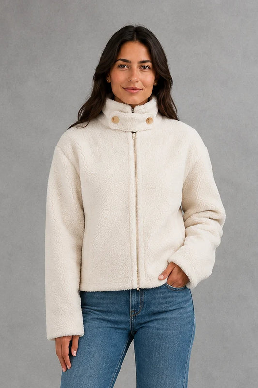 Liora Women's Fleece Jacket – Soft Plush Warmth for Casual Comfort 0