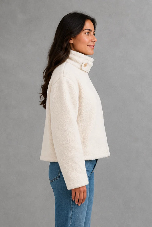 Liora Women's Fleece Jacket – Soft Plush Warmth for Casual Comfort 1