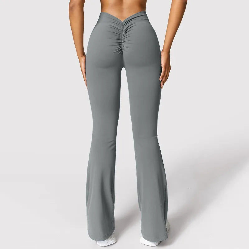 Liora Women's High Waist Gym Leggings – Microfiber Slim Fit for Active and Casual Wear 4