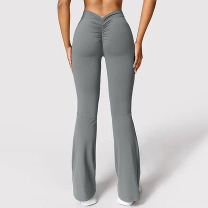 Liora Women's High Waist Gym Leggings – Microfiber Slim Fit for Active and Casual Wear 4