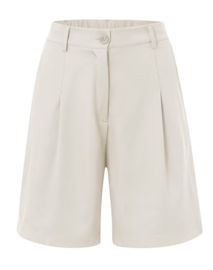 Liora Women's High Waist Shorts – Pleated Design for Chic Summer Style 1