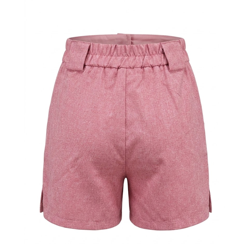 Liora Women's High Waist Shorts – Ribbed Texture for Effortless Summer Style 6