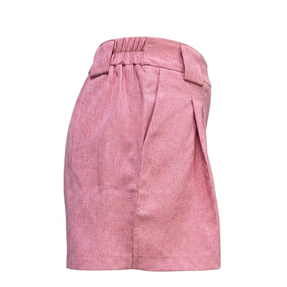Liora Women's High Waist Shorts – Ribbed Texture for Effortless Summer Style 7