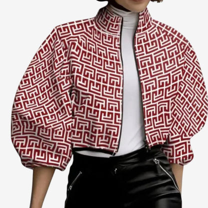 Liora Women's Jacket – Stylish Polka Dot Design for Versatile Wear 1