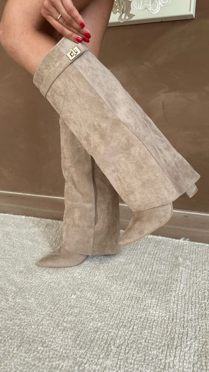 Liora Women's Knee-High Boots – Elegant Block Heel for Stylish Comfort 5