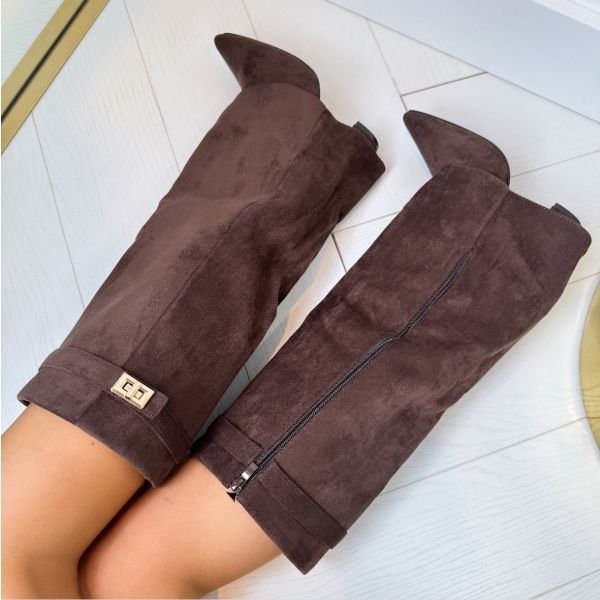 Liora Women's Knee-High Boots – Elegant Block Heel for Stylish Comfort 8