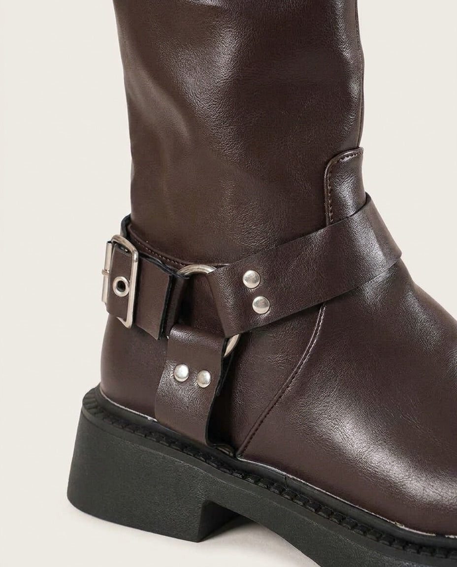 Liora Women's Knee High Boots – Block Heel Stylish Comfort 2
