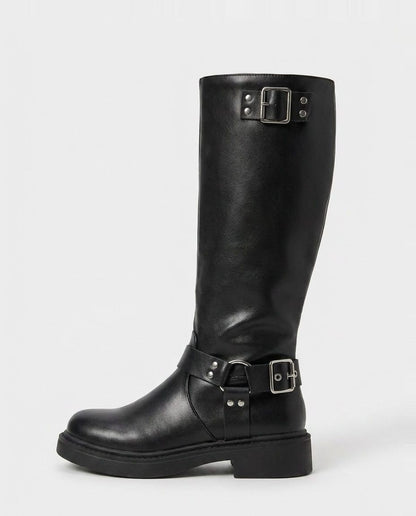Liora Women's Knee High Boots – Block Heel Stylish Comfort 4