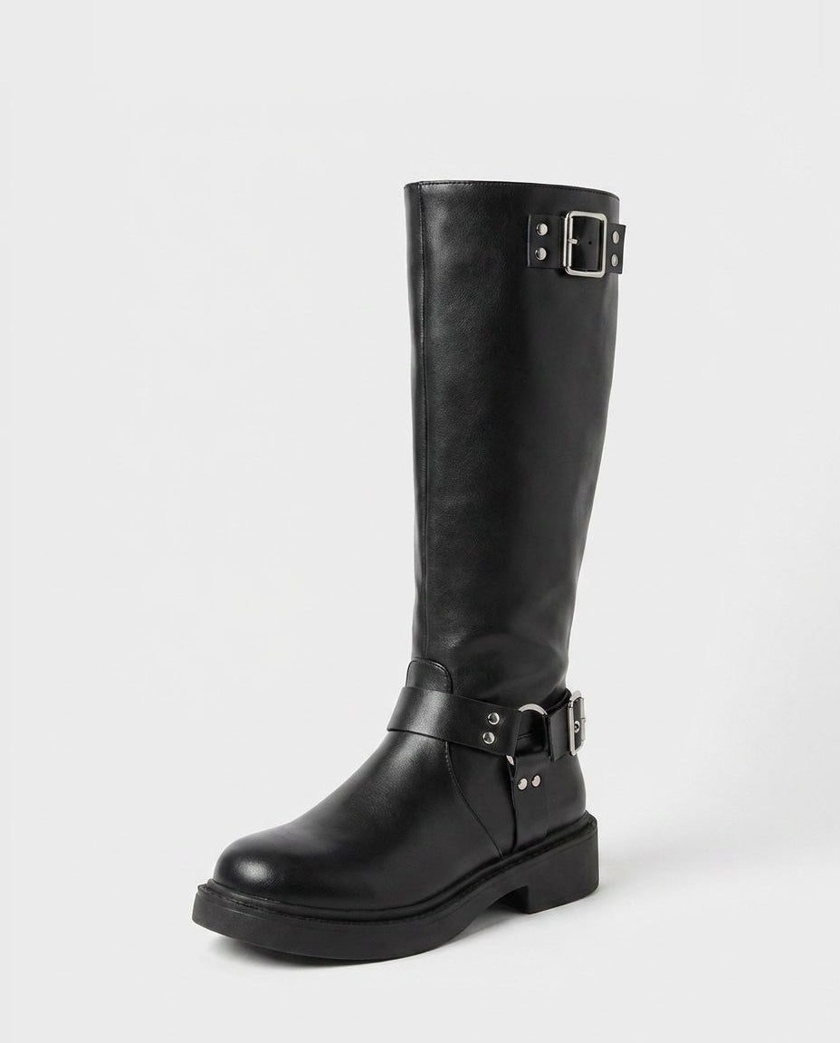 Liora Women's Knee High Boots – Block Heel Stylish Comfort 5