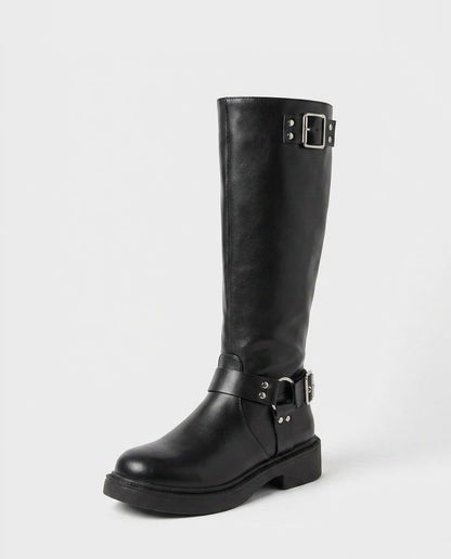 Liora Women's Knee High Boots – Block Heel Stylish Comfort 5