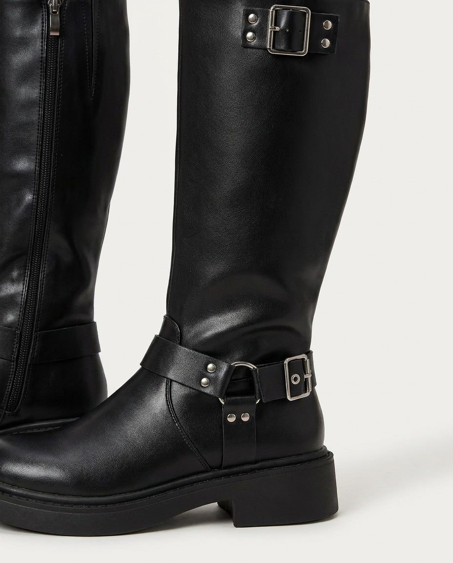 Liora Women's Knee High Boots – Block Heel Stylish Comfort 6
