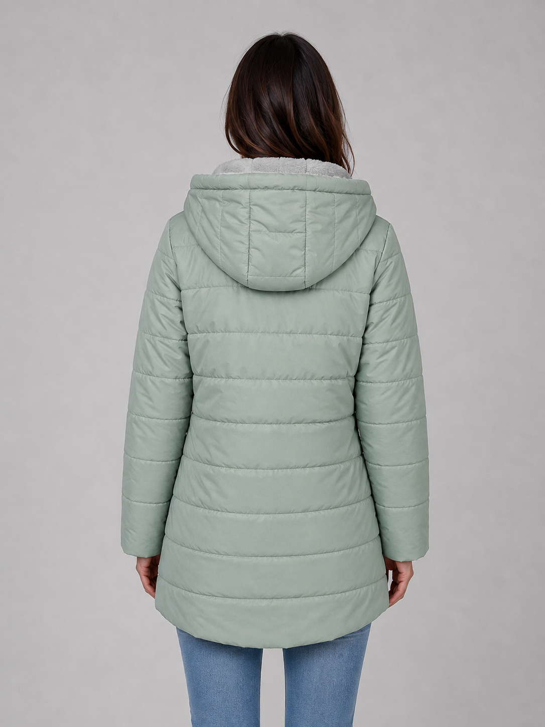 Liora Women's Longline Puffer Coat – Quilted Warmth for Winter Comfort 1