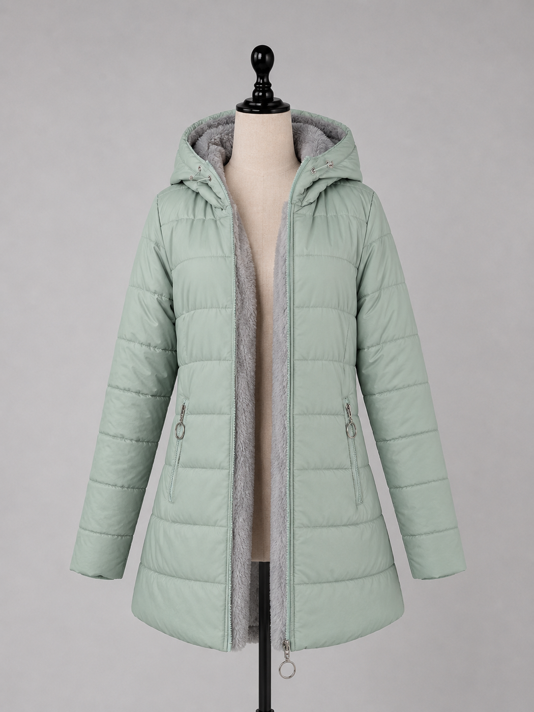 Liora Women's Longline Puffer Coat – Quilted Warmth for Winter Comfort 3