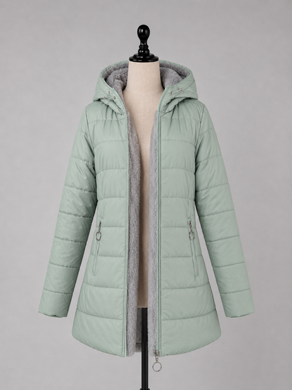 Liora Women's Longline Puffer Coat – Quilted Warmth for Winter Comfort 3