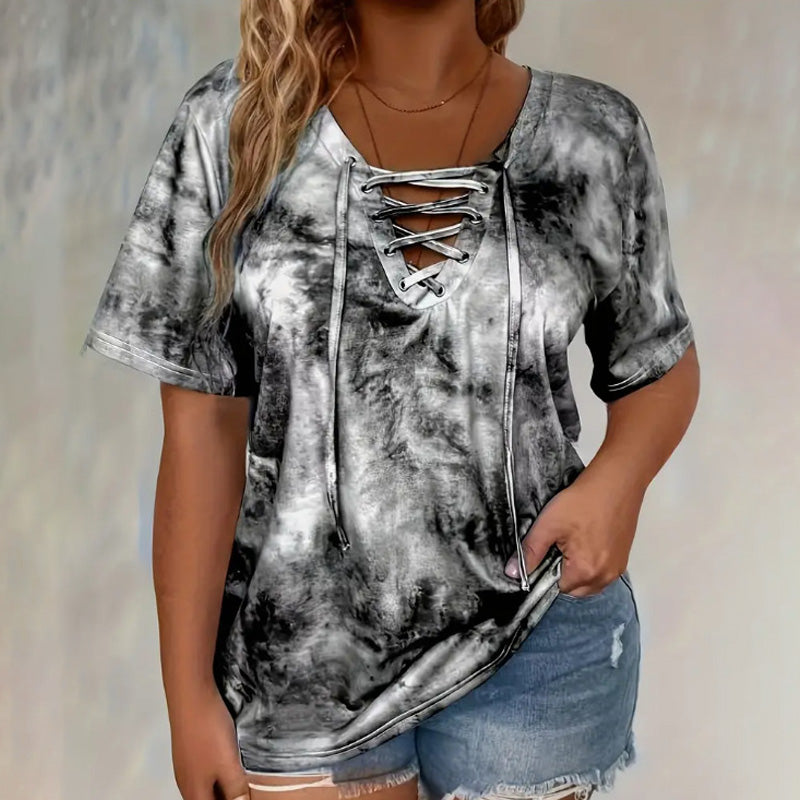 Liora Women's Loose Tie-Dye Top – Stylish Tank Top for Casual Outings 4
